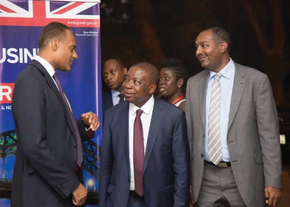 Cteq representatives with Ghana&rsquo;s Minister for Health and the UK Trade Envoy
